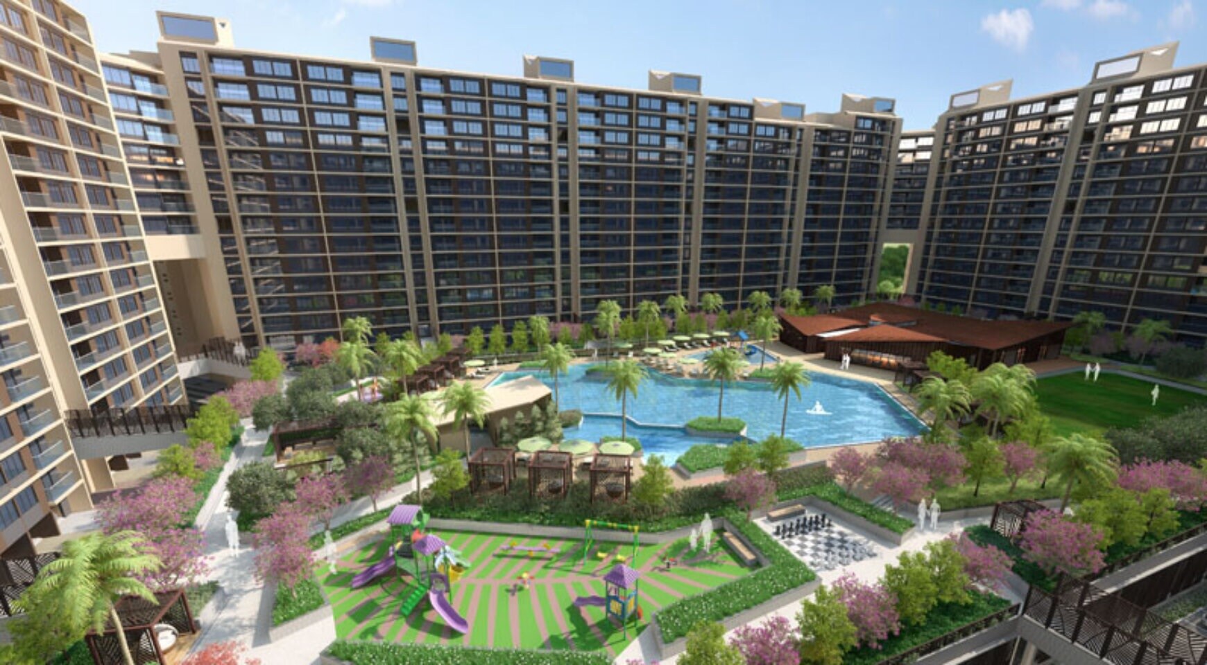 Kumar Palmspring Towers Apartment Exteriors