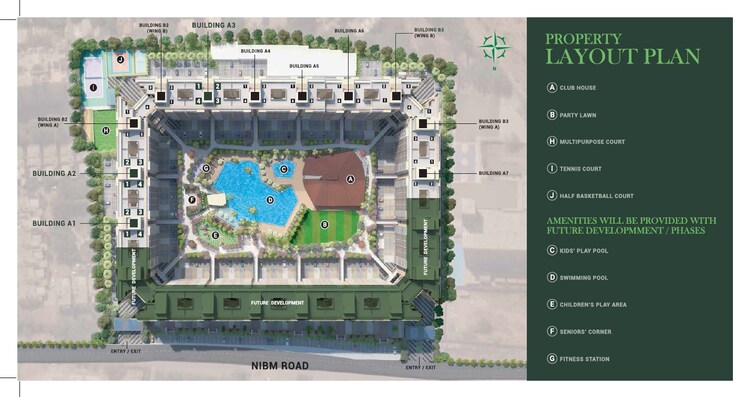 Kumar Palmspring Towers Master Plan Image