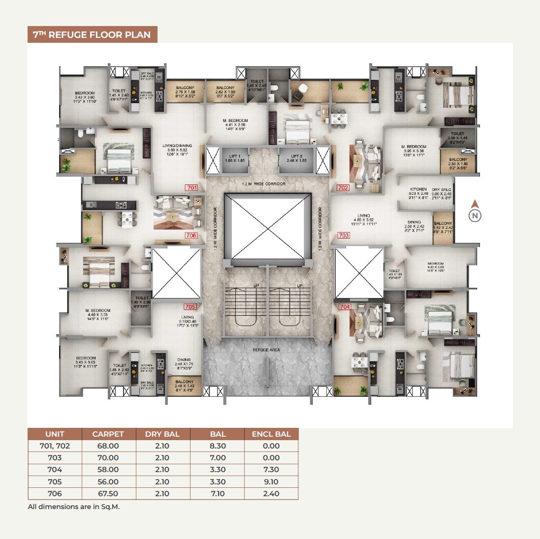 Kumar Panache Floor Plans 2