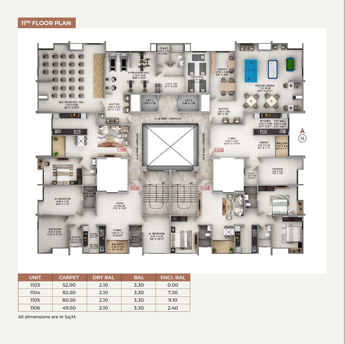 Kumar Panache Floor Plans 3