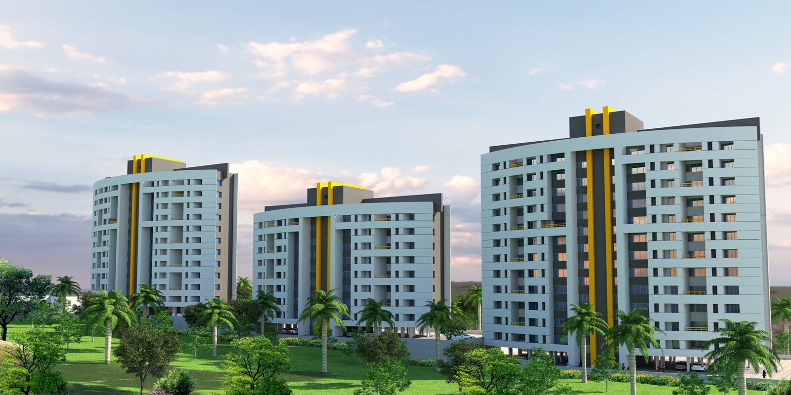 Kumar Papillon Apartment Exteriors