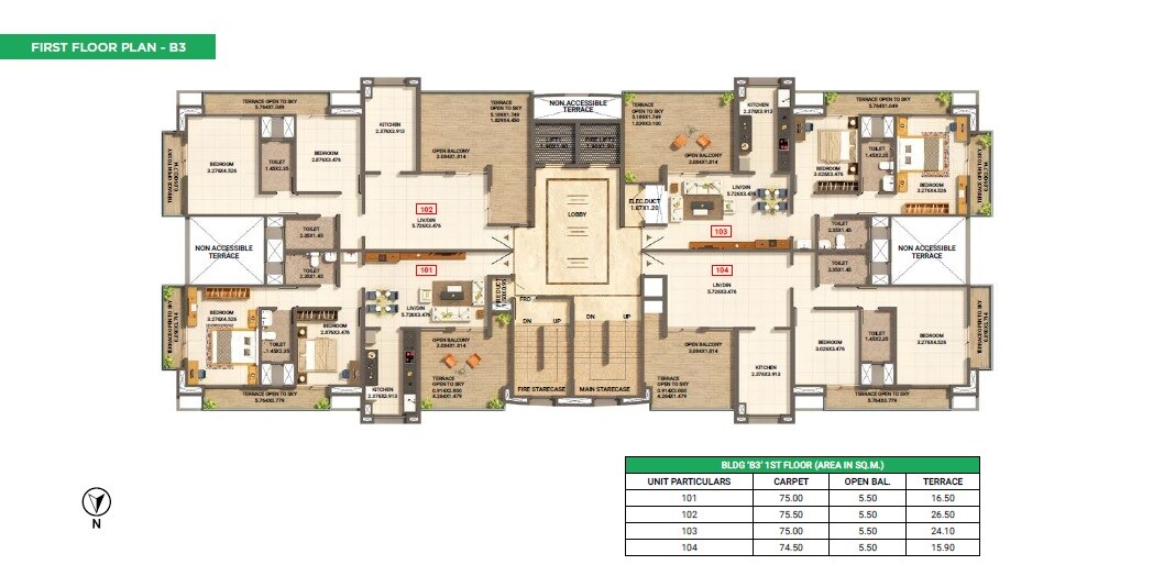 Kumar Paradise Pune Floor Plans 3