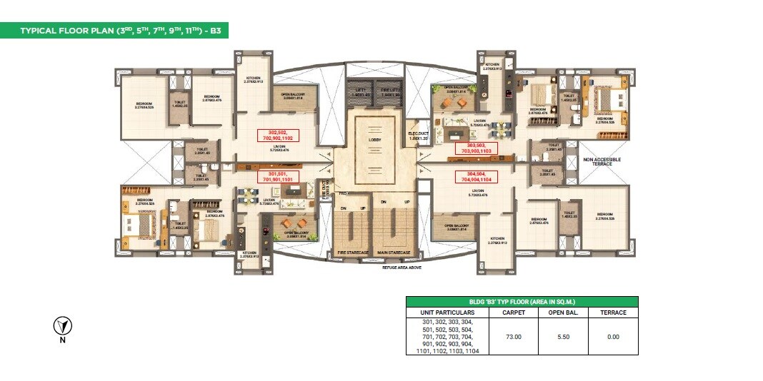 Kumar Paradise Pune Floor Plans 5