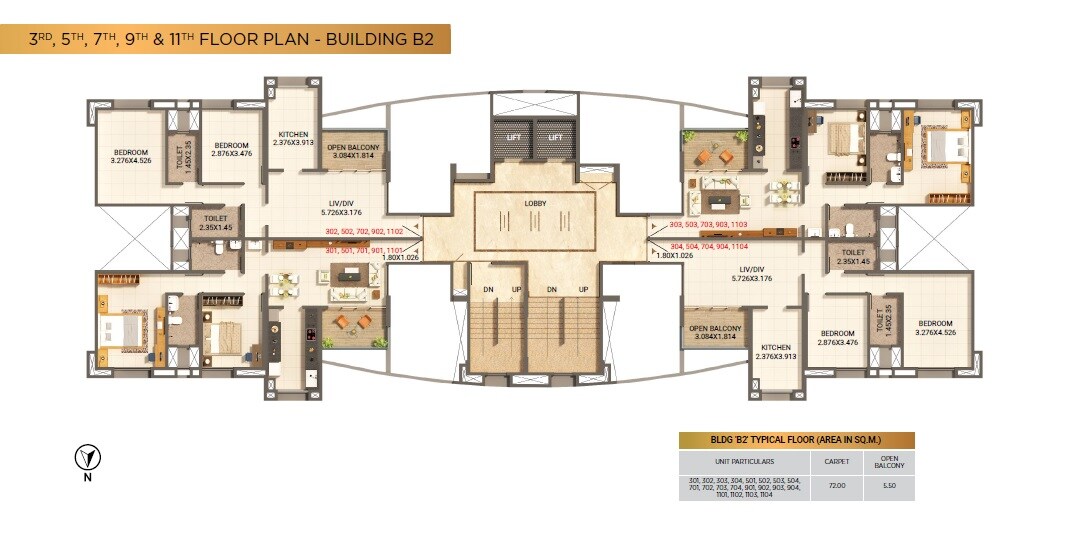 Kumar Paradise Pune Floor Plans 2