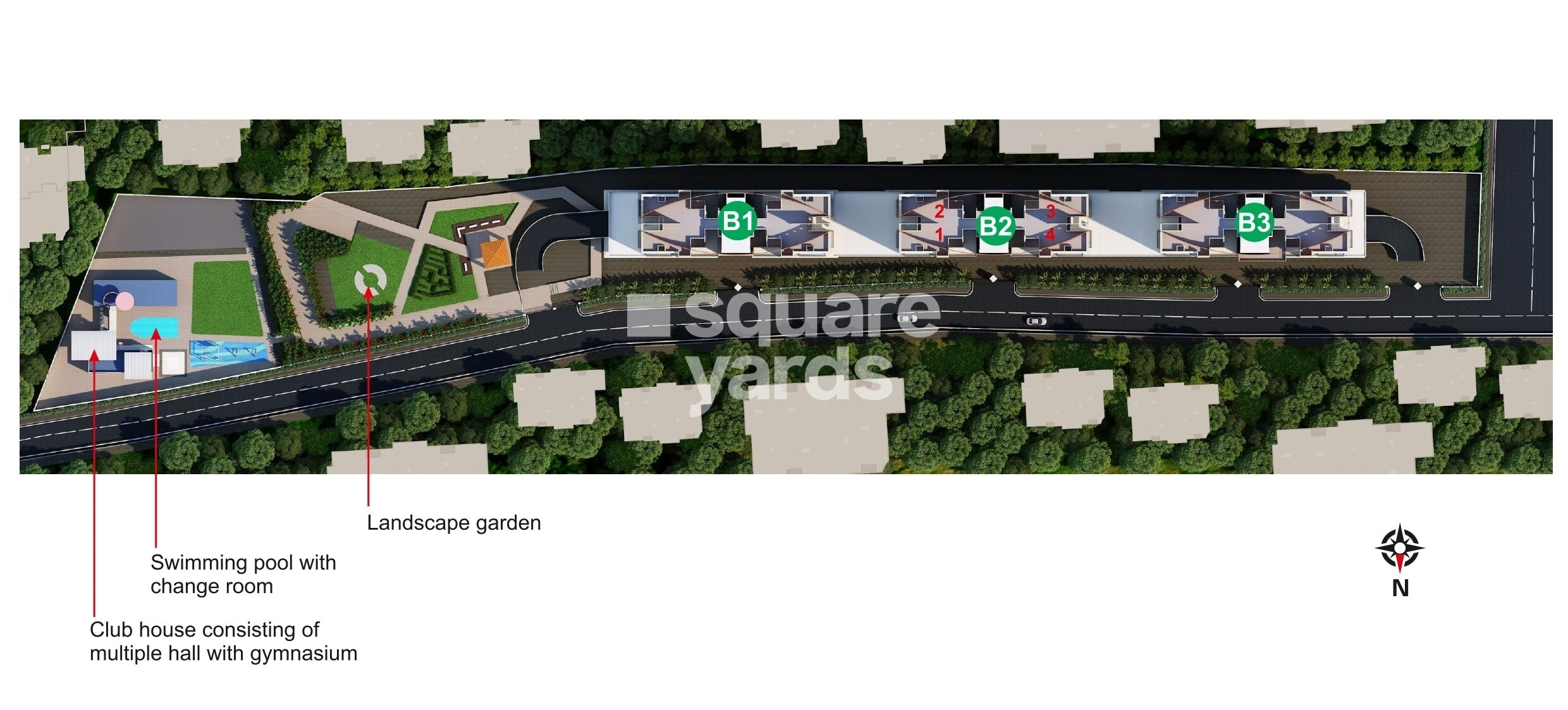 Kumar Paradise Pune Master Plan Image