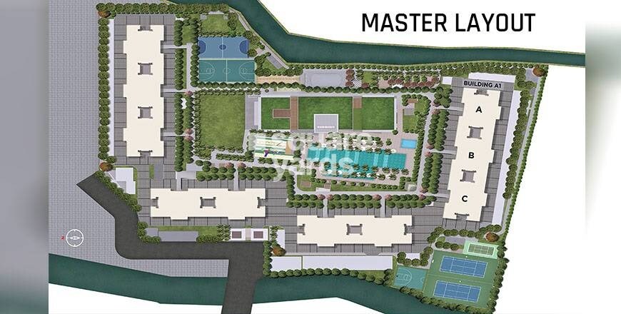 Kumar Parc Residences Master Plan Image