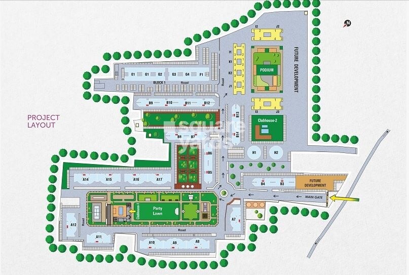 Kumar Park Infinia Master Plan 1