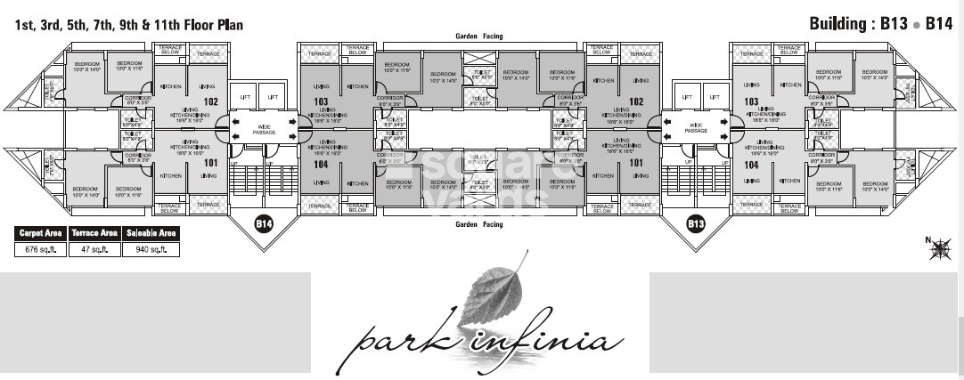 Kumar Park Infinia Floor Plans 3