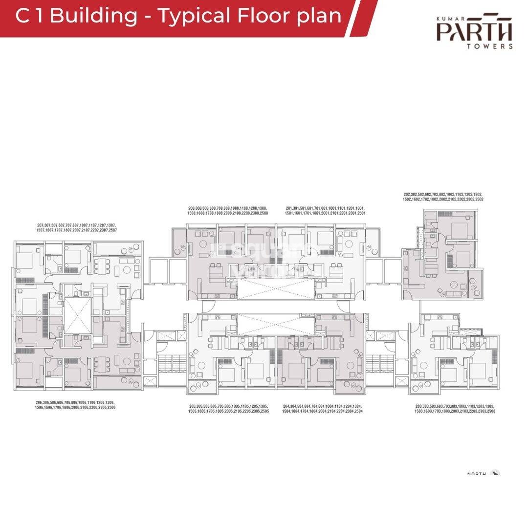 Kumar Parth Towers Floor Plans 2