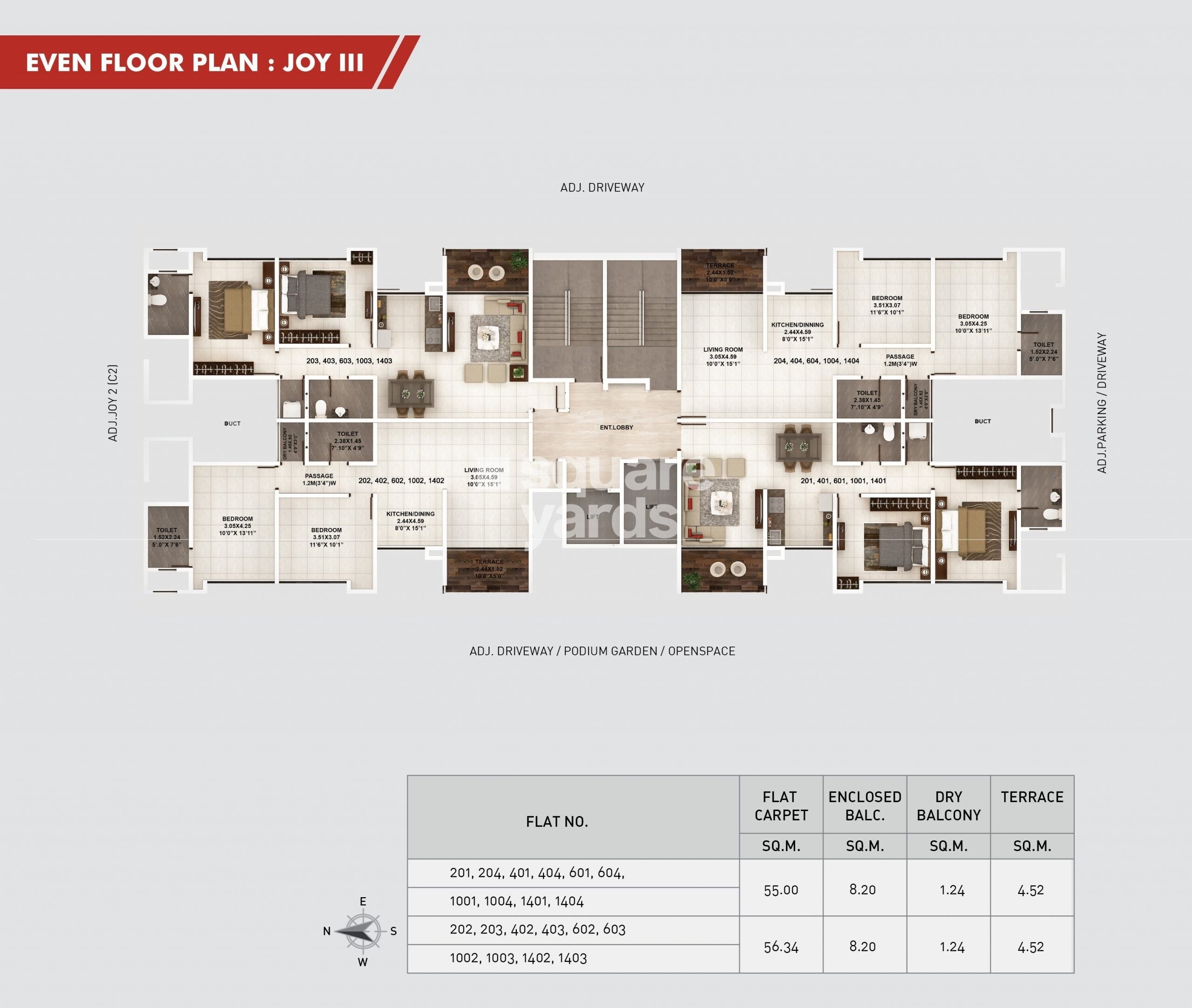 Kumar Pebble Park Khushi 2 D2 Floor Plans 5