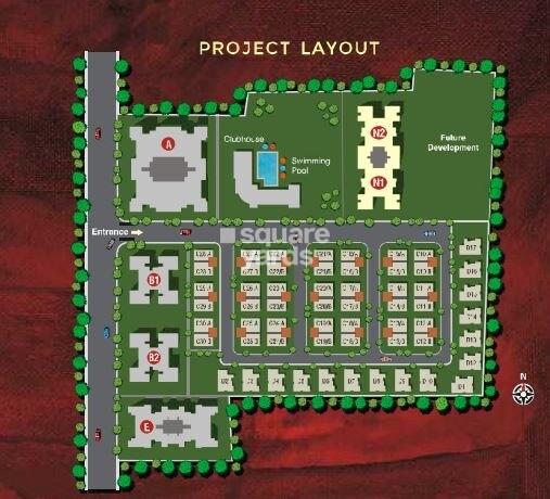 Kumar Picasso Villa Master Plan Image