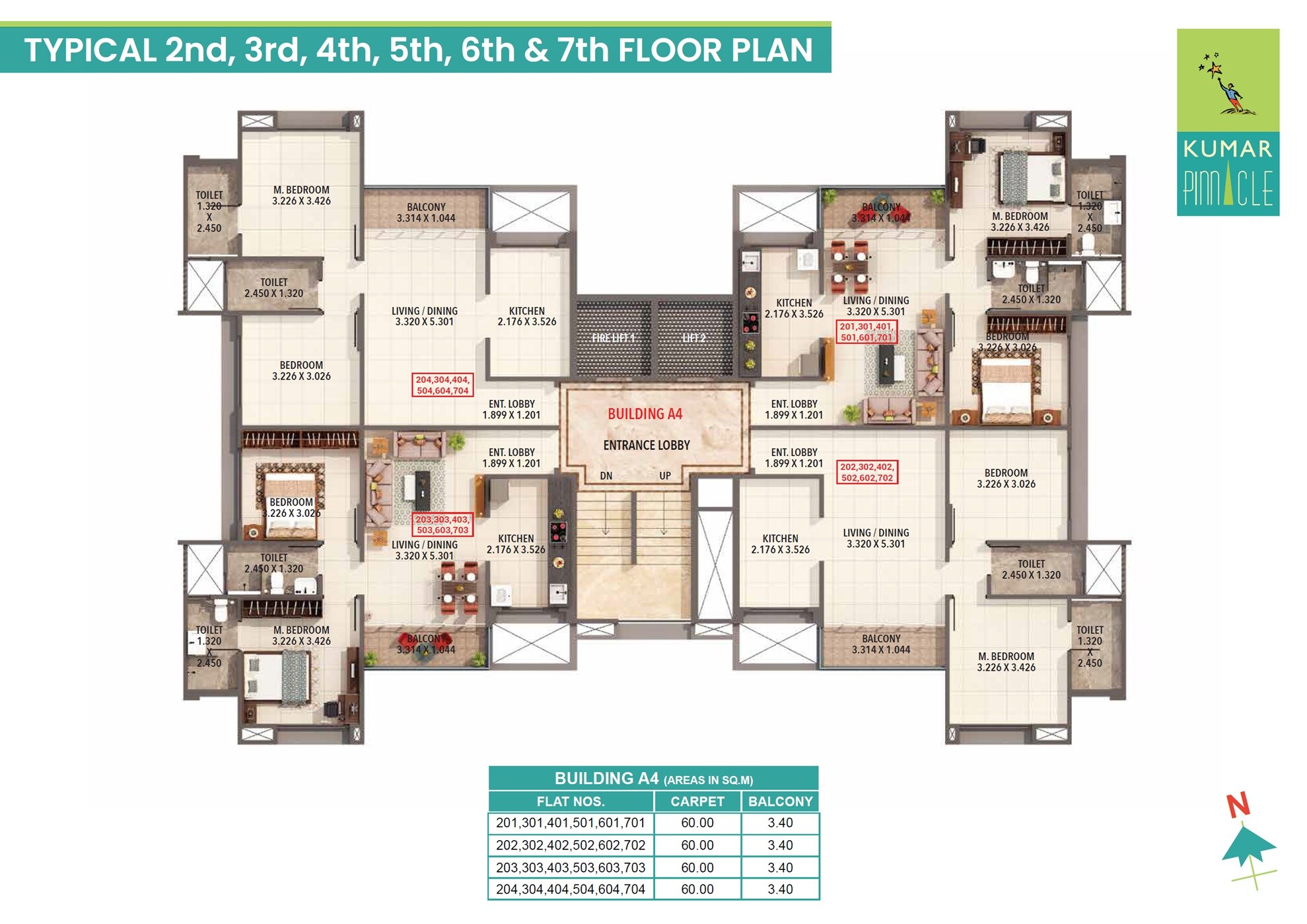 Kumar Pinnacle Floor Plans 1