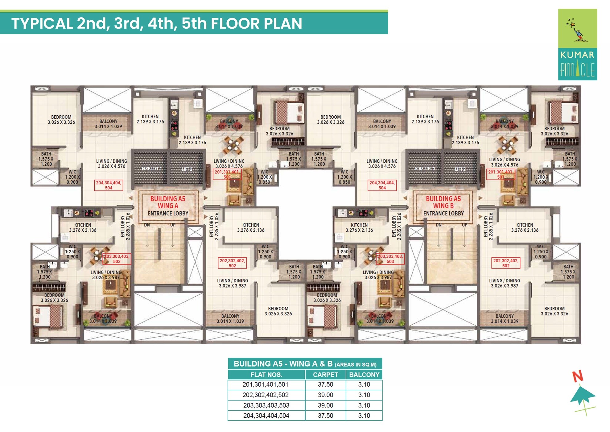 Kumar Pinnacle Floor Plans 2