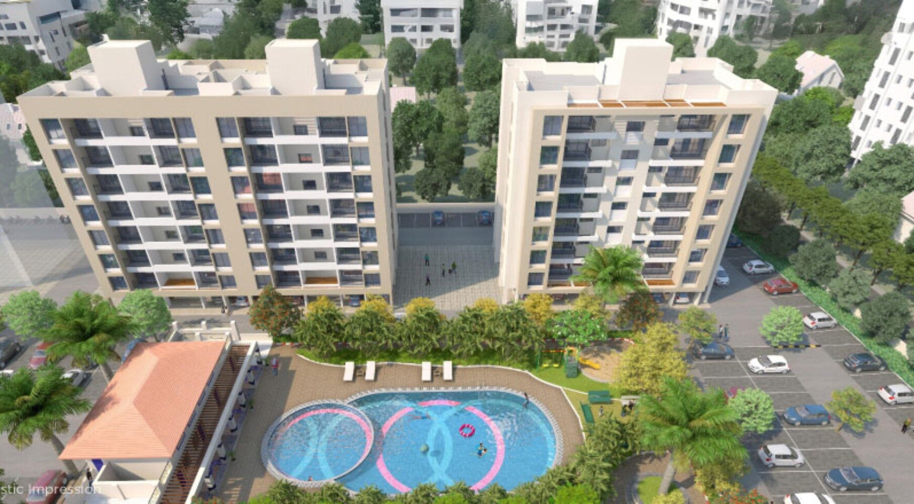 Kumar Pinnacle Tower View