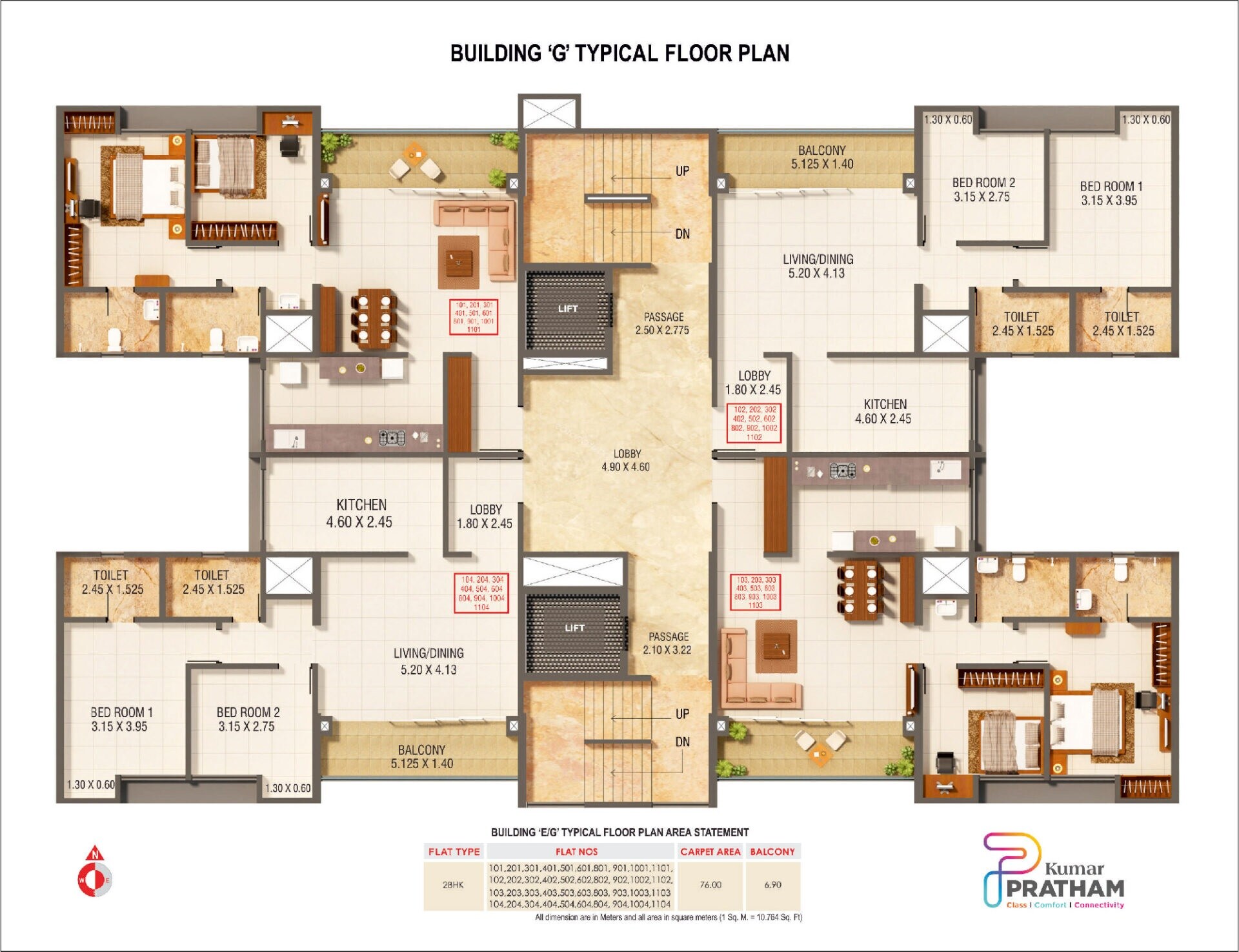 Kumar Pratham Floor Plans 5