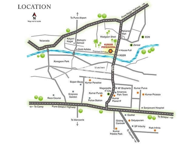 Kumar Primavera Location Image