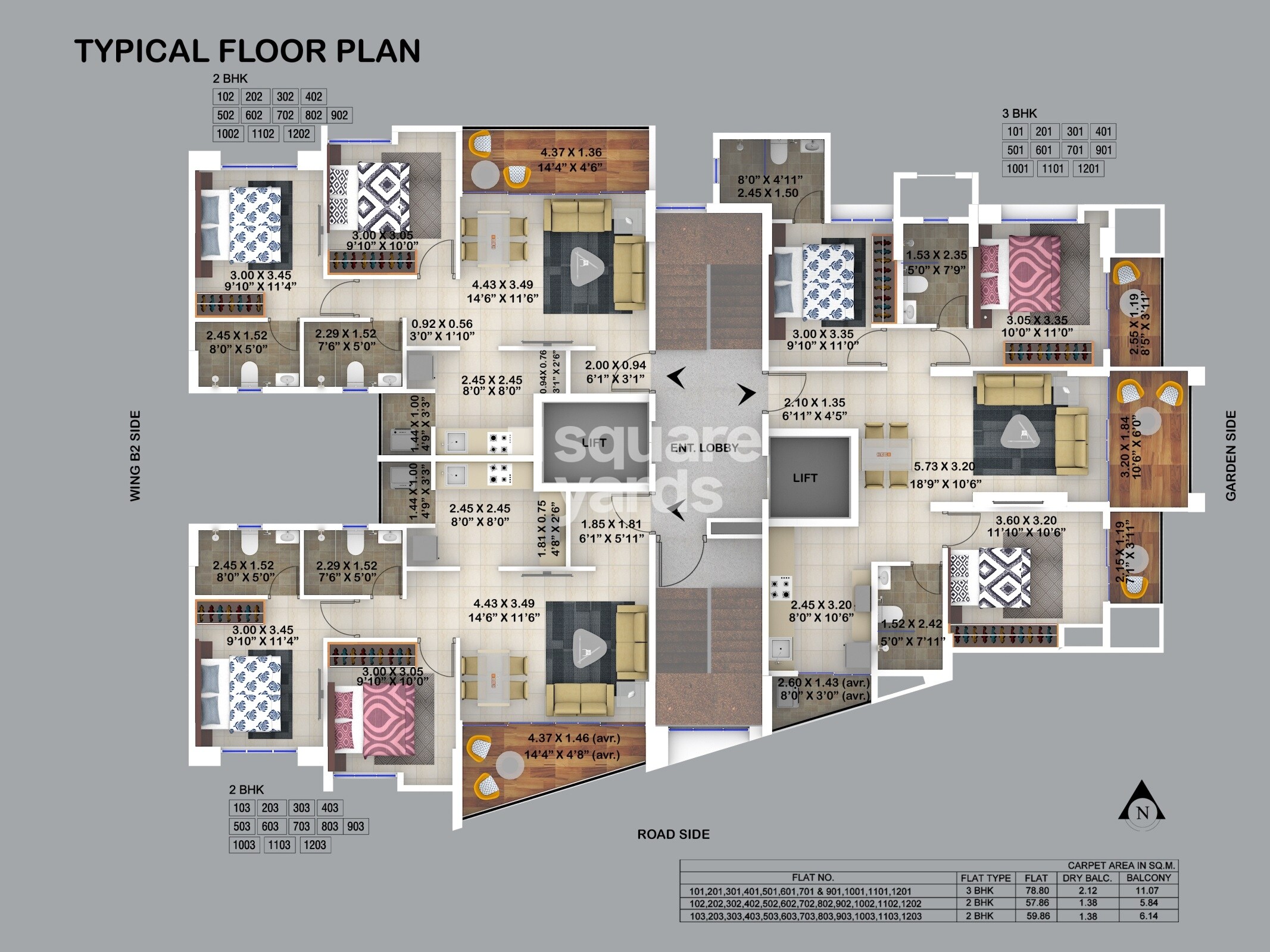 Kumar Primrose Floor Plans