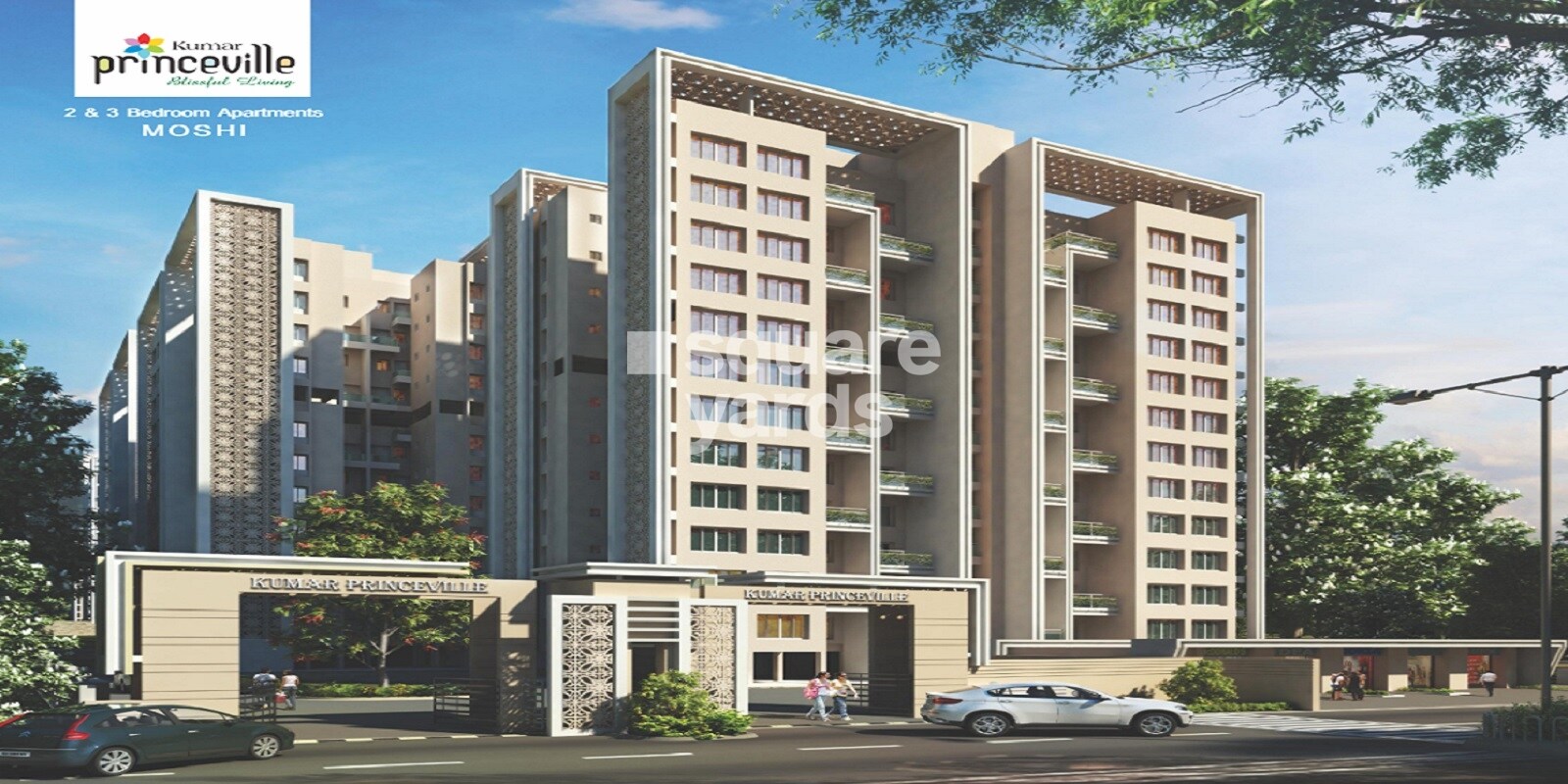 Kumar Princeville B4 and B5 residential project in Chikhali