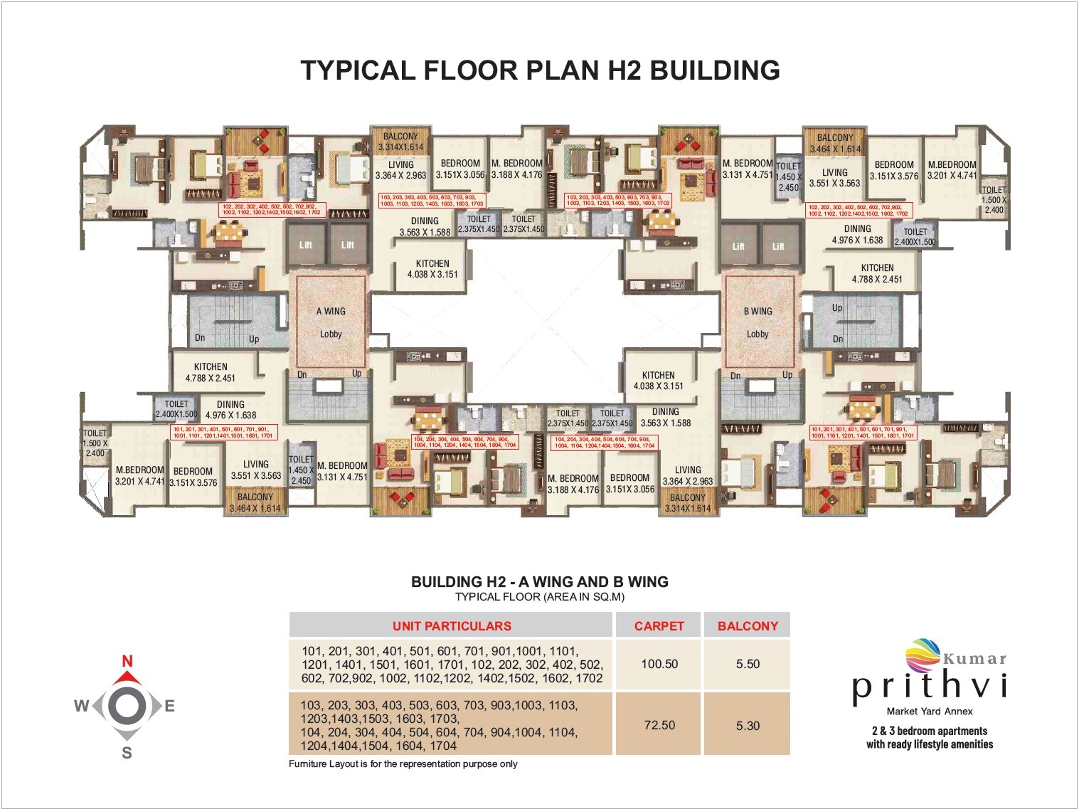 Kumar Prithvi Floor Plans