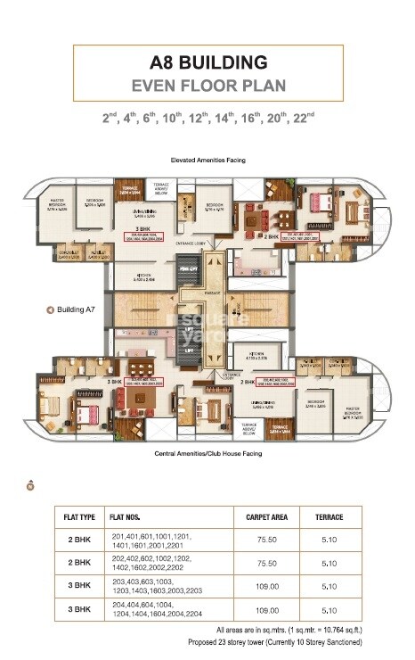 Kumar Prospera Hadapsar Floor Plans 2