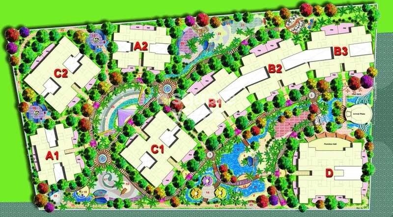 Kumar Urban Shantiniketan Phase 1 Master Plan 1
