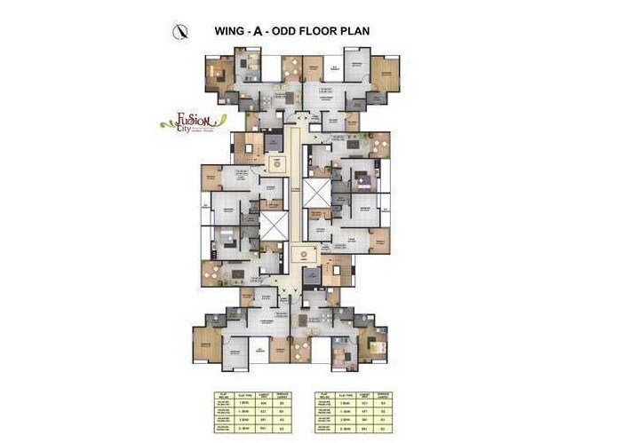 Kumbare Fusion City Floor Plans 2