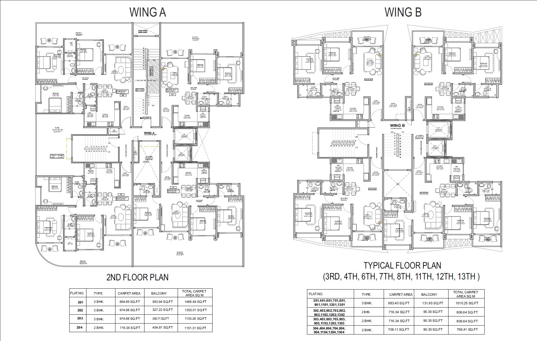 Kundan Espacio Floor Plans 1