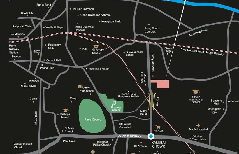 Kundan Eternia Apartment Location Image