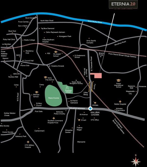 Kundan Eternia Location Image