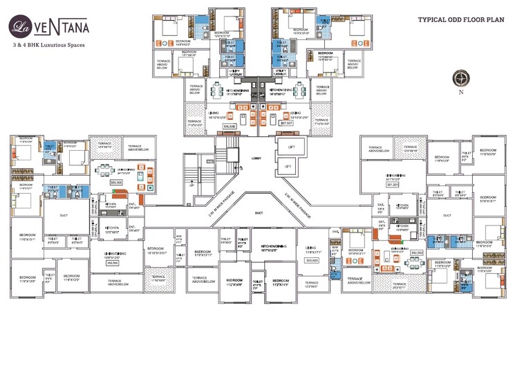 Kundan La Ventana Floor Plans