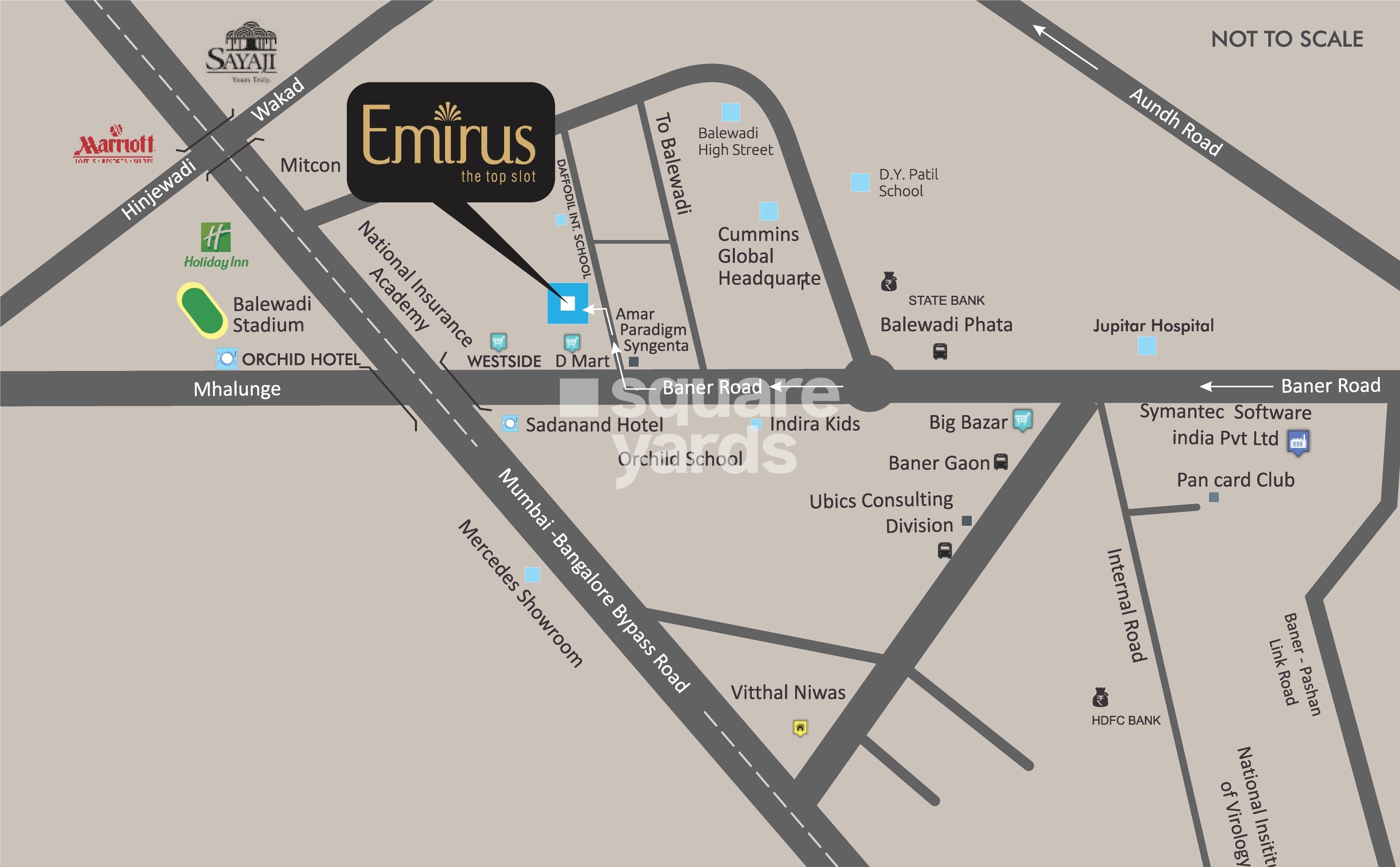 Kundan Spaces Emirus Location Image