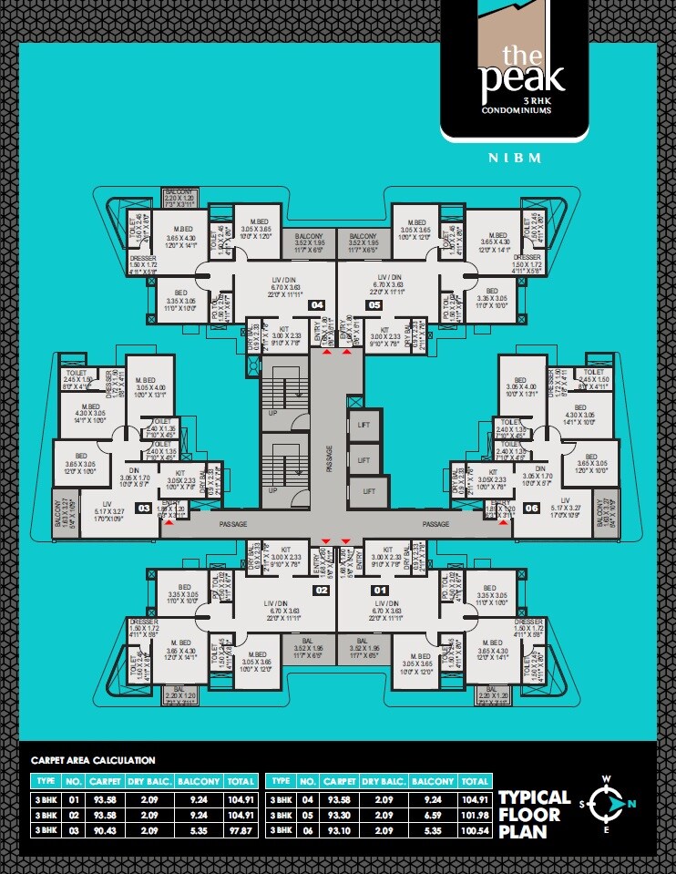 Kundan The Peak Floor Plans 1