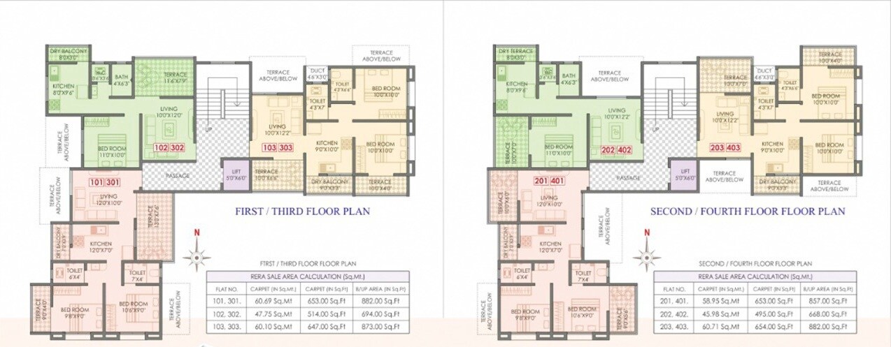 Kwality Mrudang Residency Floor Plans