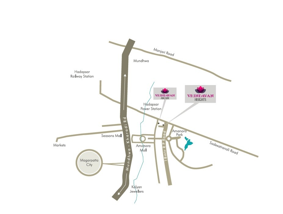 Kwality Vrindavan Heights Phase 2 Location Image