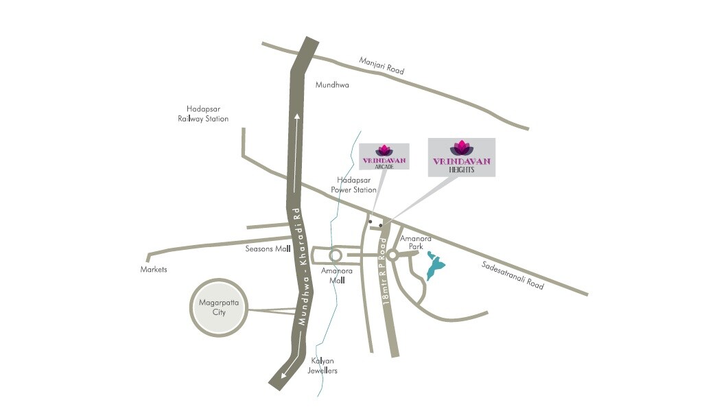 Kwality Vrindavan Heights Location Image