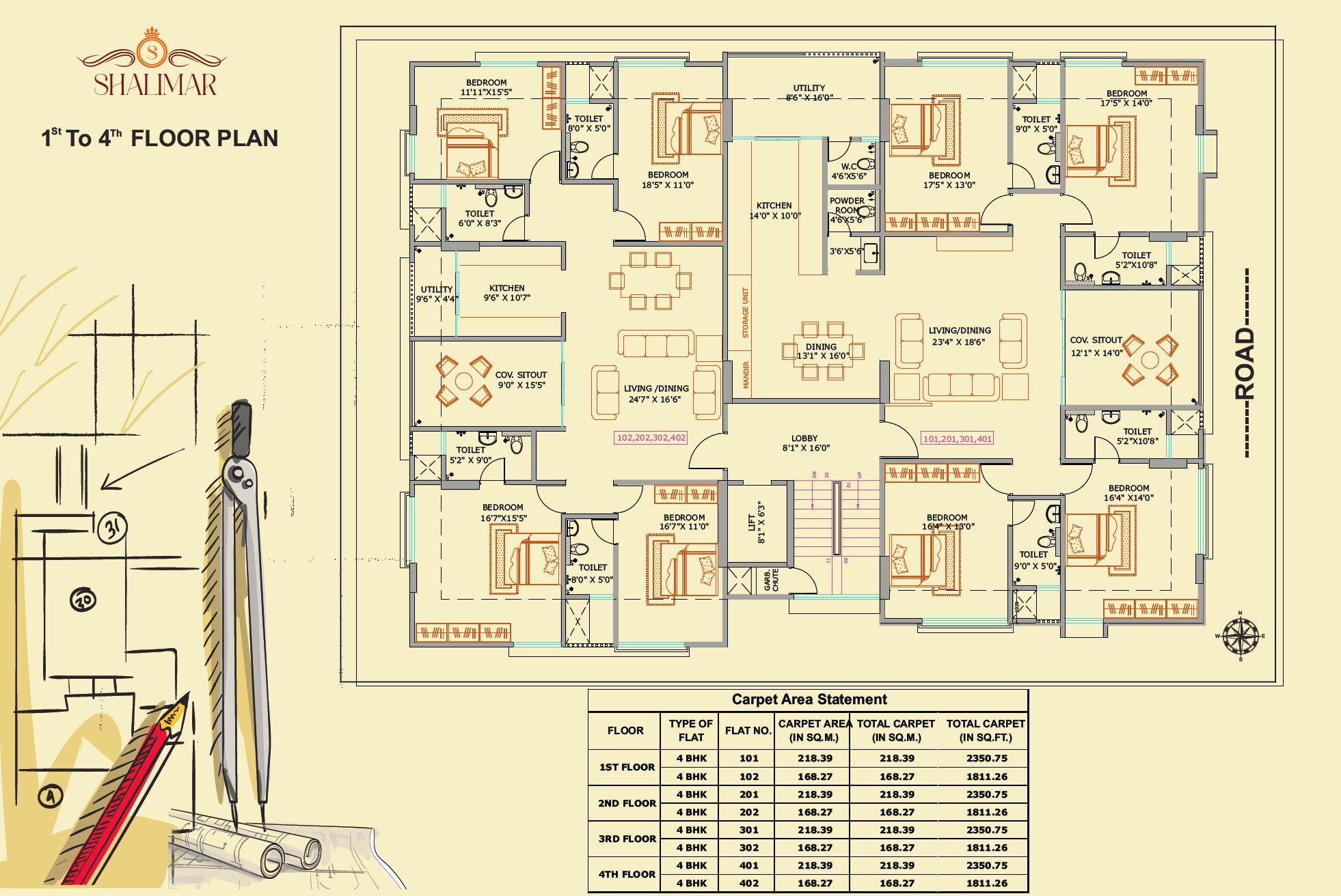 Lagoo Shalimar Floor Plans