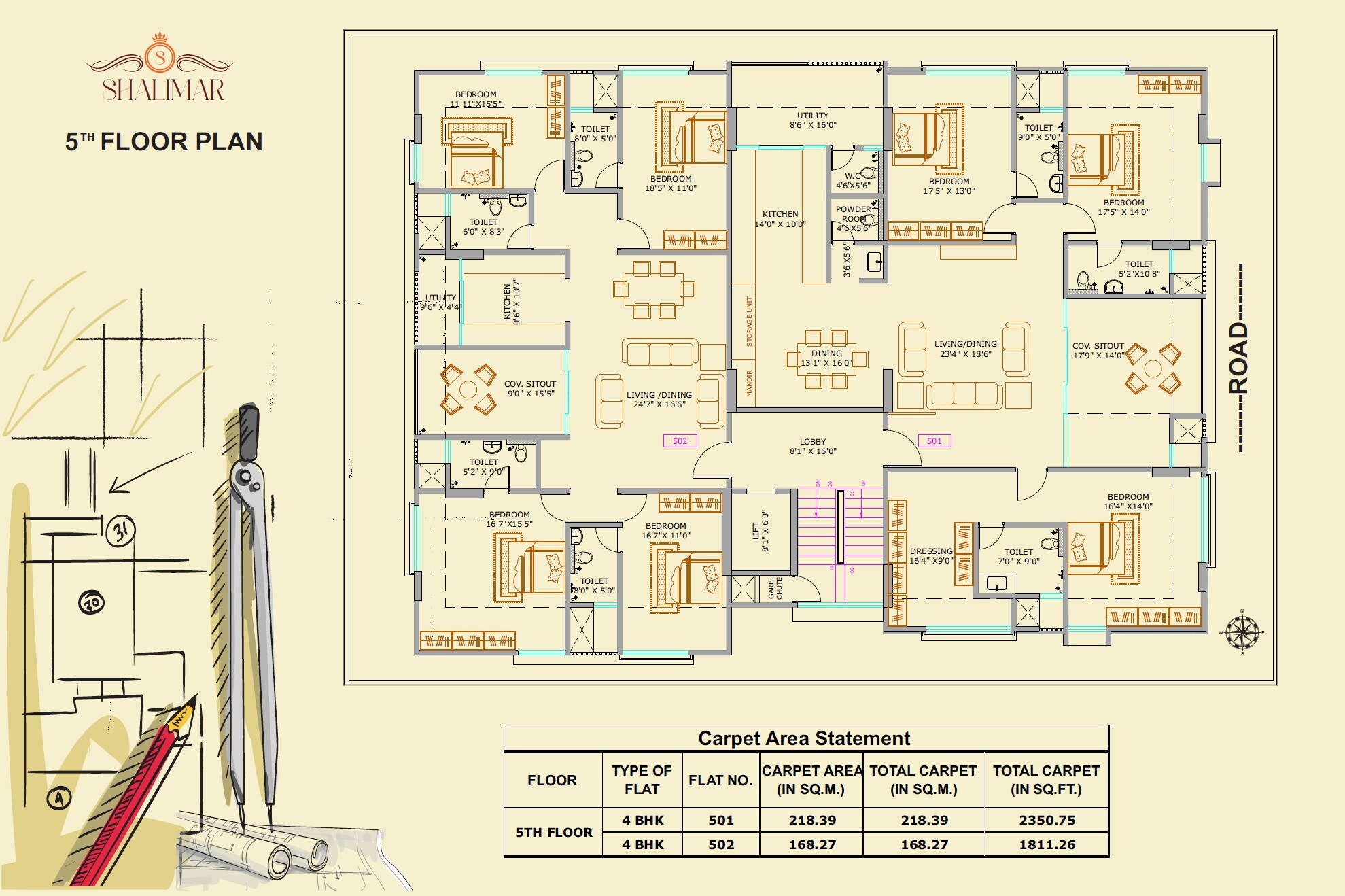 Lagoo Shalimar Floor Plans