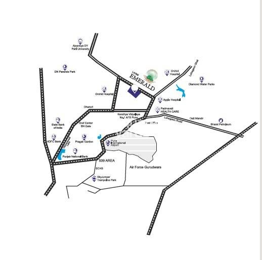 Laxmi Emerald Location Image