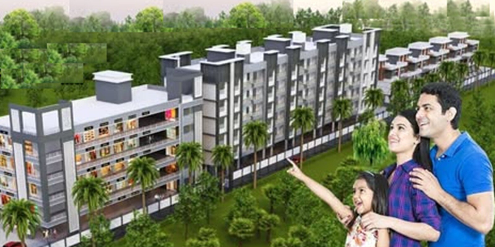 Laxmi Swami Vishwa Heights residential project in Alephata
