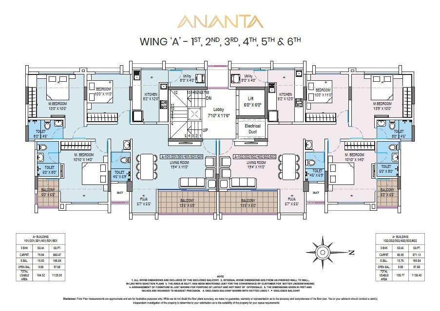Legacy Ananta Floor Plans 1