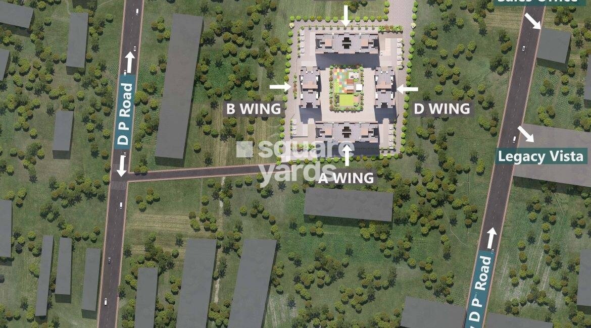 Legacy-Kairos_an aerial view of a street with a bunch of green grass