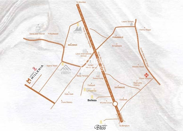 Legacy Millennia Location Image