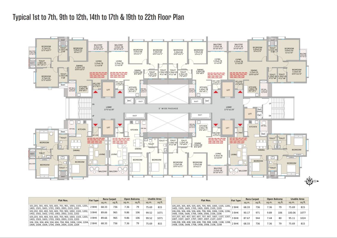 Kolte Patil Little Earth Floor Plans 4