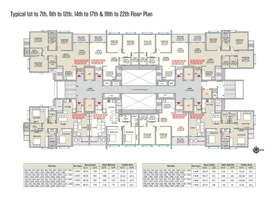 Kolte Patil Little Earth Floor Plans 6