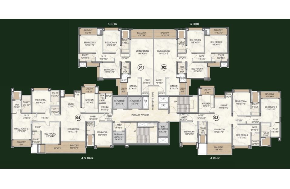 Livience Aleenta Floor Plans