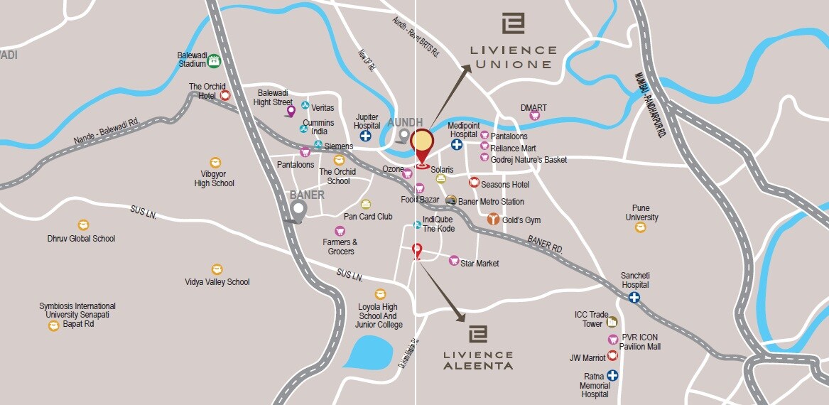 Livience Unione Location Image
