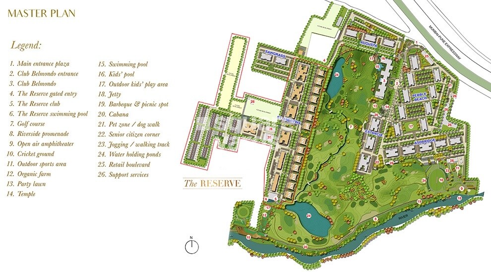 Lodha Belmondo Villa Master Plan 1