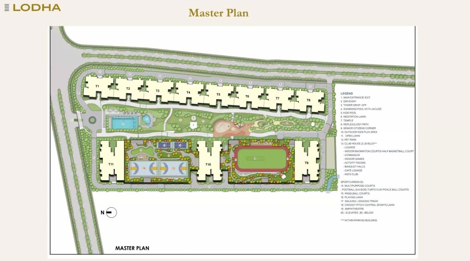 Lodha Camelot Master Plan 1