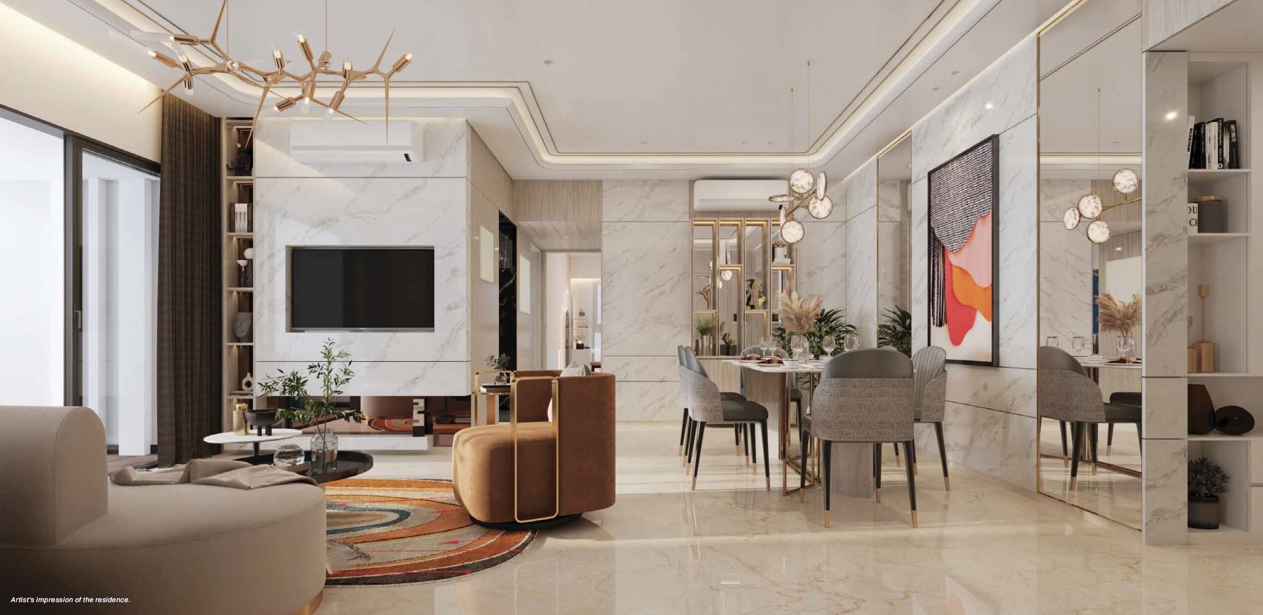 Lodha Estilo Apartment Interiors