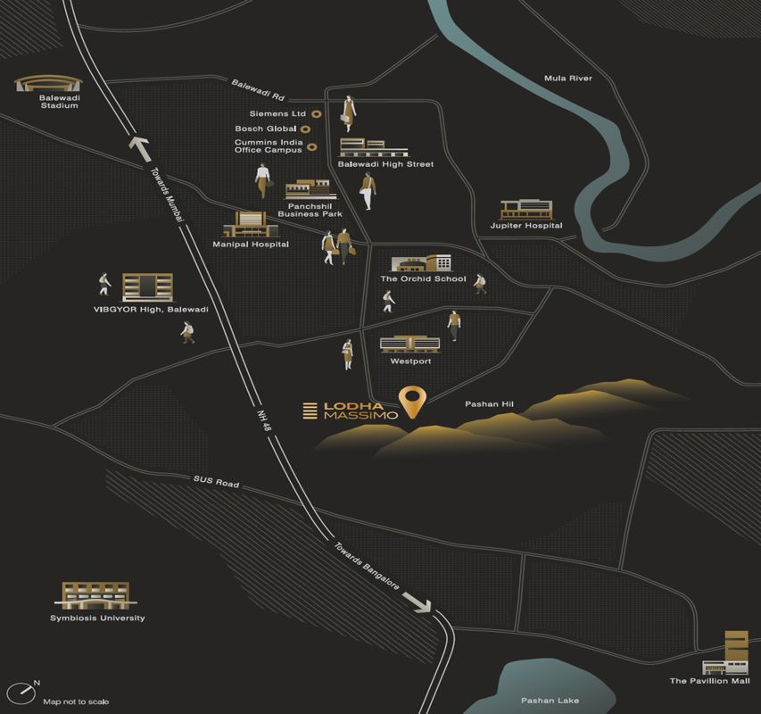 Lodha Massimo Location Image